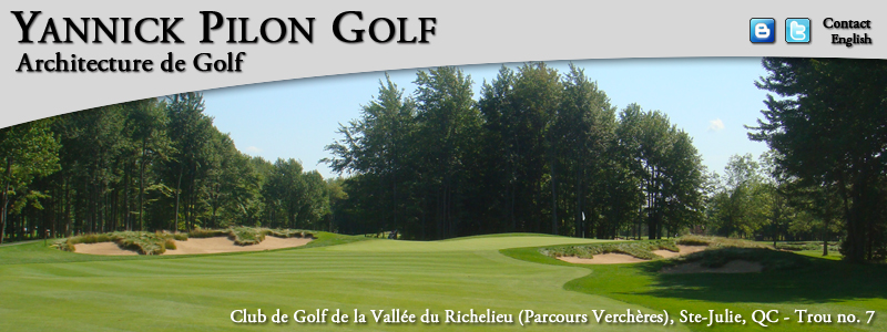 Club de Golf de la Vallée du Richelieu, Ste-Julie, Québec - Trou no. 7 (Parcours Verchères)